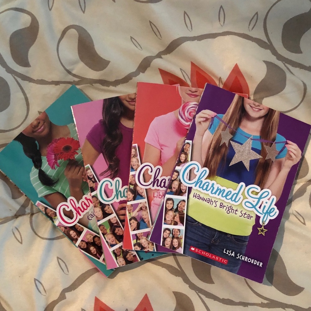 SOLD SOLDCharmed Life 4 Book Set By Lisa Schroeder